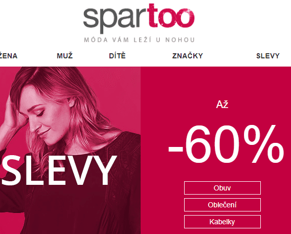 Móda - výprodej 70% + doprava zdarma