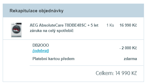 Sušička AEG, 8kg, A++, AbsoluteCare
