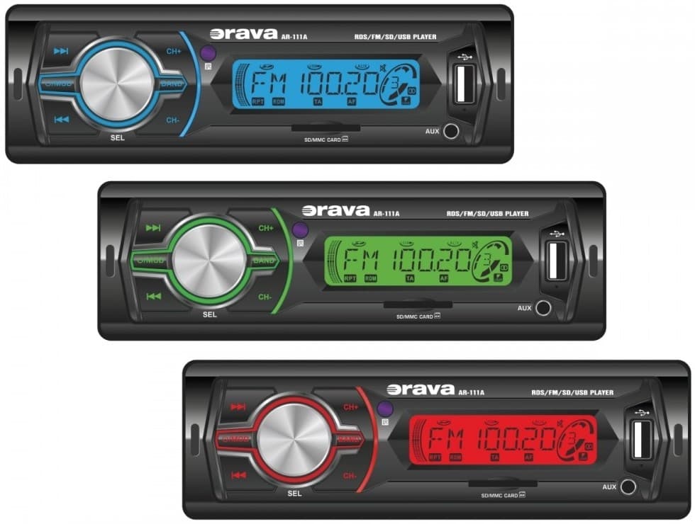 Autorádio Orava, USB, RDS