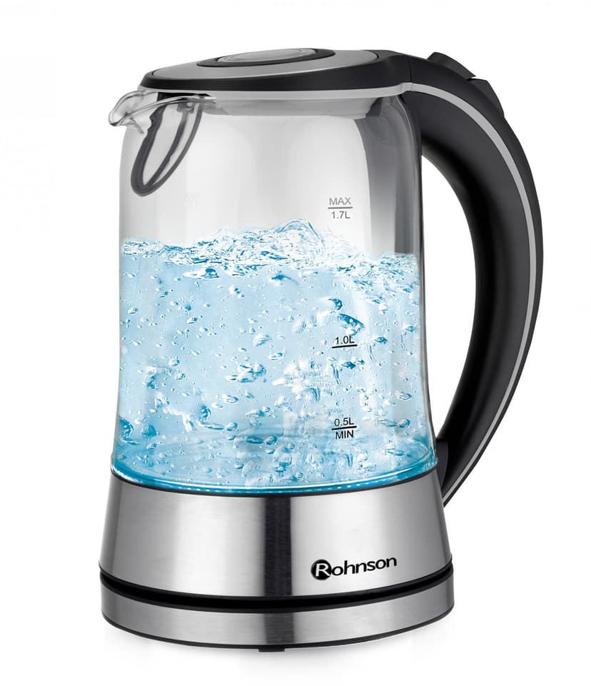 Skleněná rychlovarná konvice Rohnson, 1,7 l