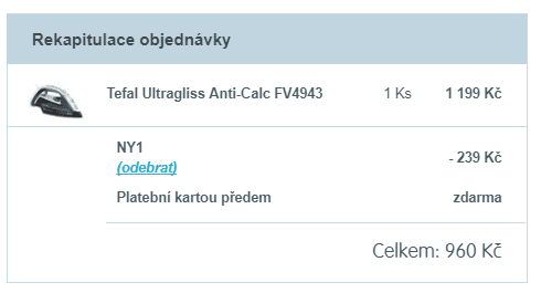 Žehlička Tefal FV4943 Ultragliss Anti-Calc