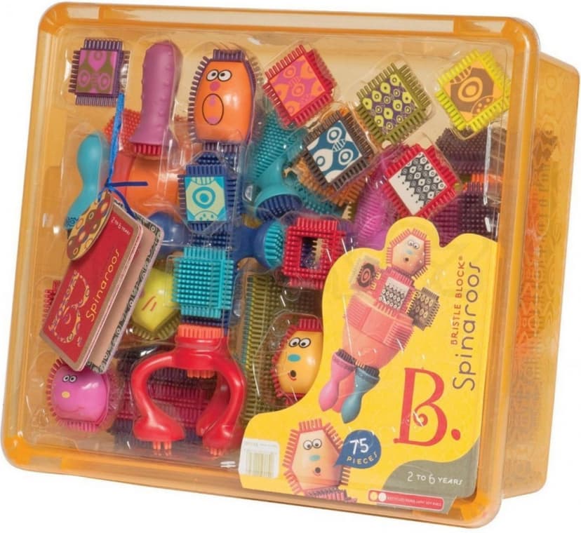 Stavebnice B-Toys Spinaroos, 75 dílků