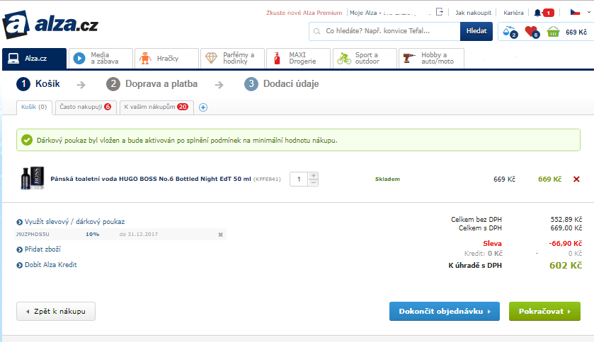 HUGO BOSS No.6 Bottled Night EdT 50 ml