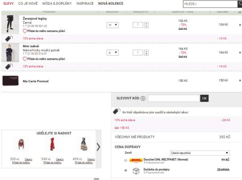 Slevy až 70% + extra sleva 10%