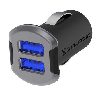 Nabíječka do auta Scosche, 2x USB