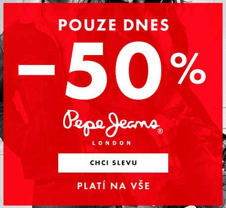 Bibloo - Sleva 50% na Pepe Jeans