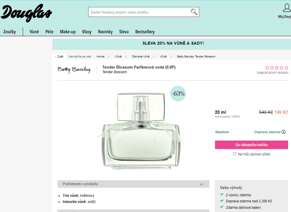 Betty Barclay Tender Blossom Edp 20 ml