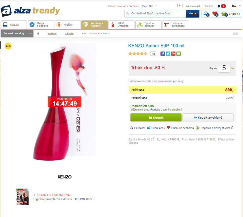 KENZO Amour EdP 100 ml