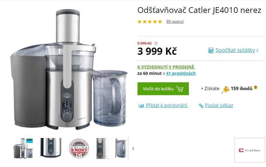 Odšťavovač Catler JE4010 