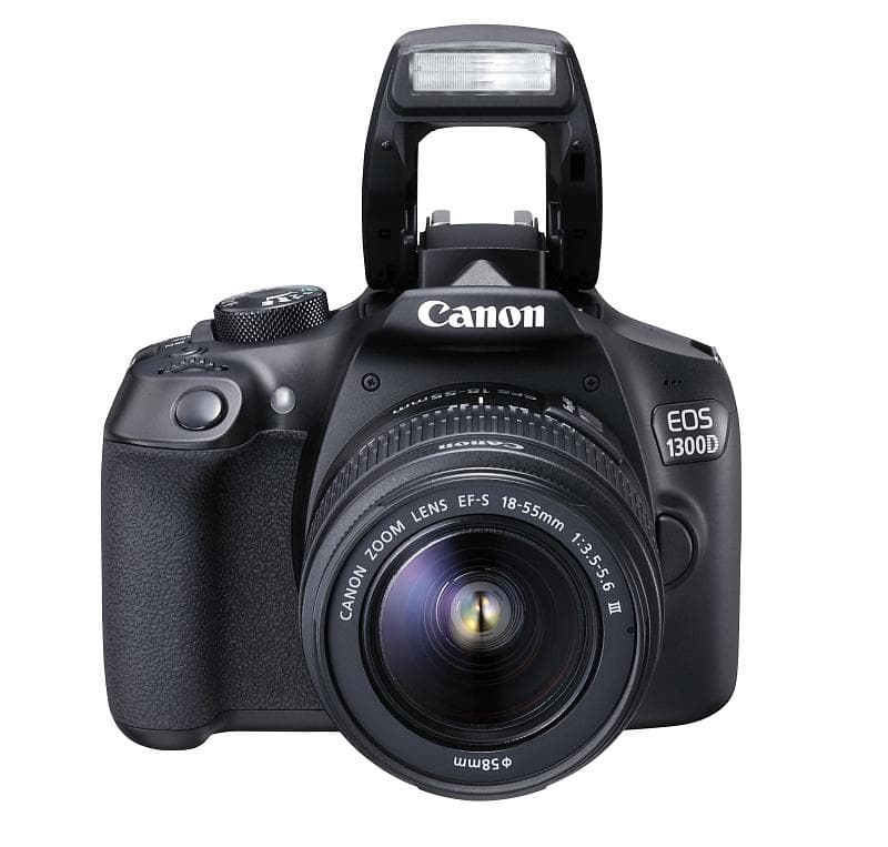 Canon EOS 1300D + objektiv, 18MPx, Wifi