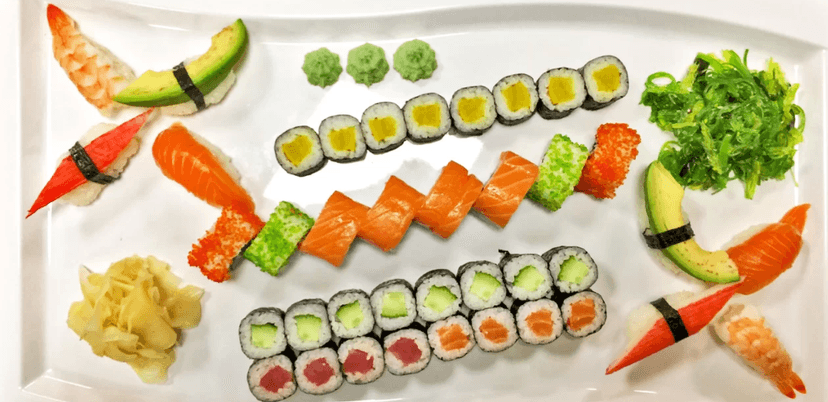 Sushi set se 40 kousky