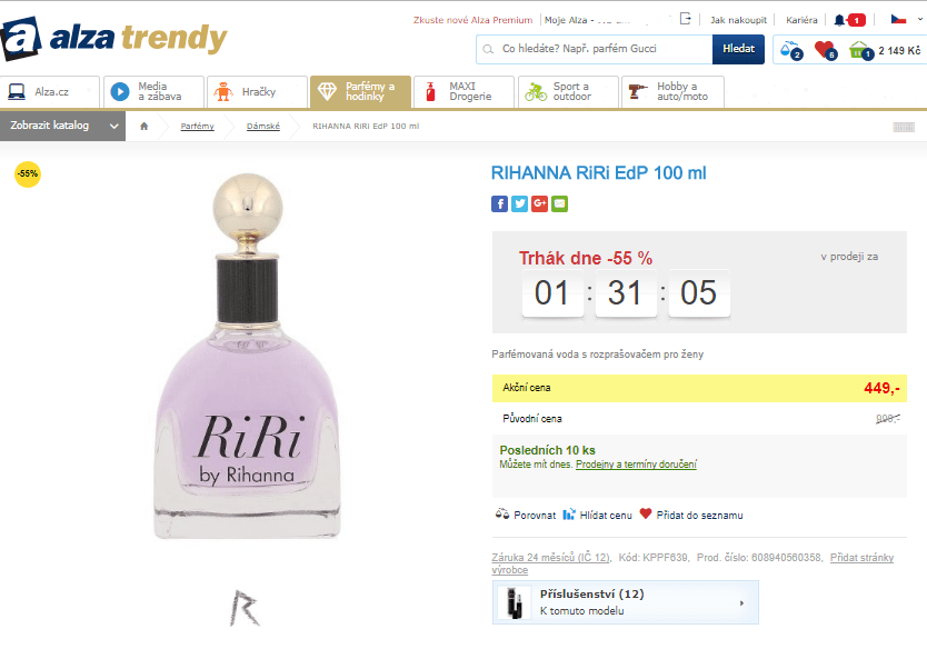 RIHANNA RiRi EdP 100 ml