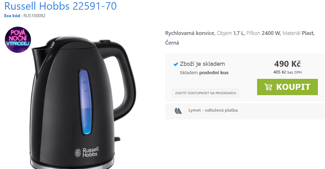 Rychlovarná konvice Russell Hobbs 22591 