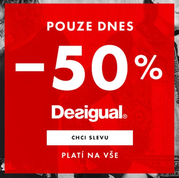 Bibloo - Sleva 50% na Desigual