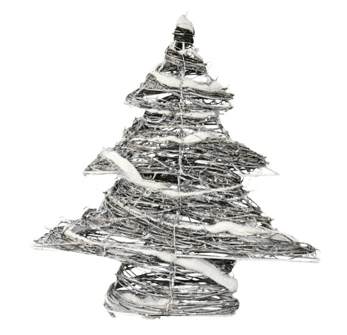 Vánoční dekorace Emos Rattan Tree, 30 LED
