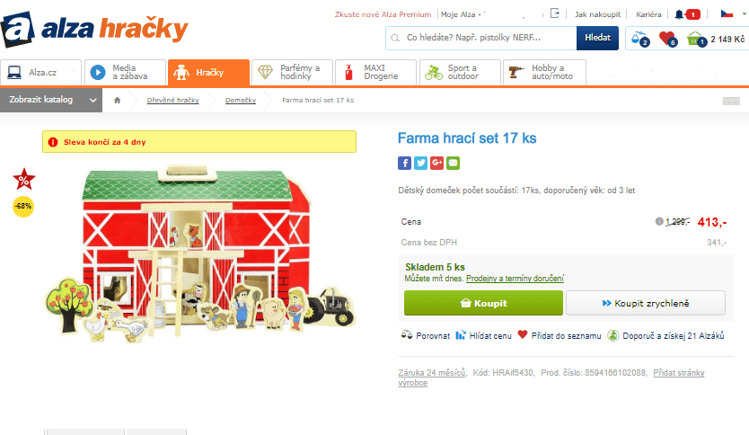 Dřevěná farma s příslušenstvím 17 ks