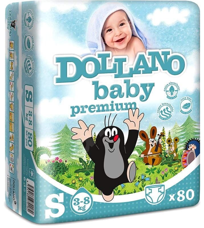 Plenky Dollano Baby Premium S 80 ks