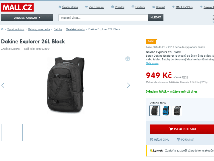 Batoh Dakine Explorer 26l