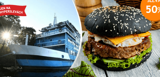 200g Texas BBQ burger včetně hranolek 