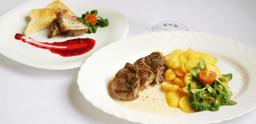 Tříchodové menu pro 2 osoby