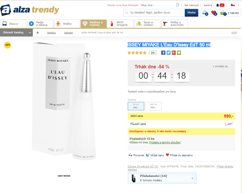 ISSEY MIYAKE L'Eau D'Issey EdT 50 ml