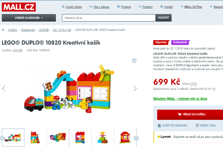 Lego Duplo 10820 Kreativní košík