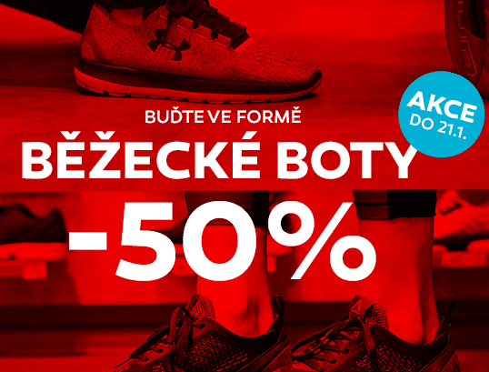 Výprodej běžeckých bot - sleva 50%