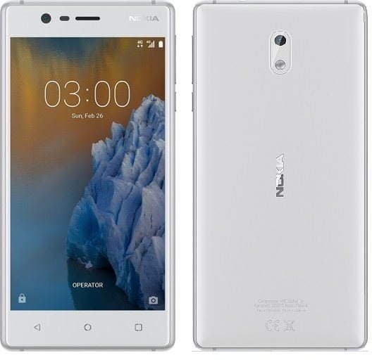 Nokia 3 dual, 4x 1,3 GHz, 2GB, 5.0"