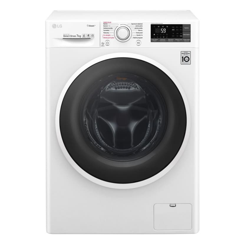 Parní pračka LG, 7kg, 1200 ot., NFC