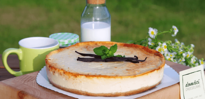 Poctivý domácí cheesecake z lokálních surovin