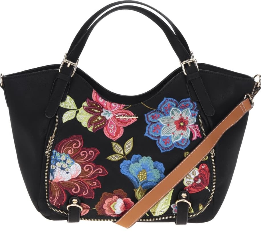 Kabelka Desigual Rotterdam Caribou negro