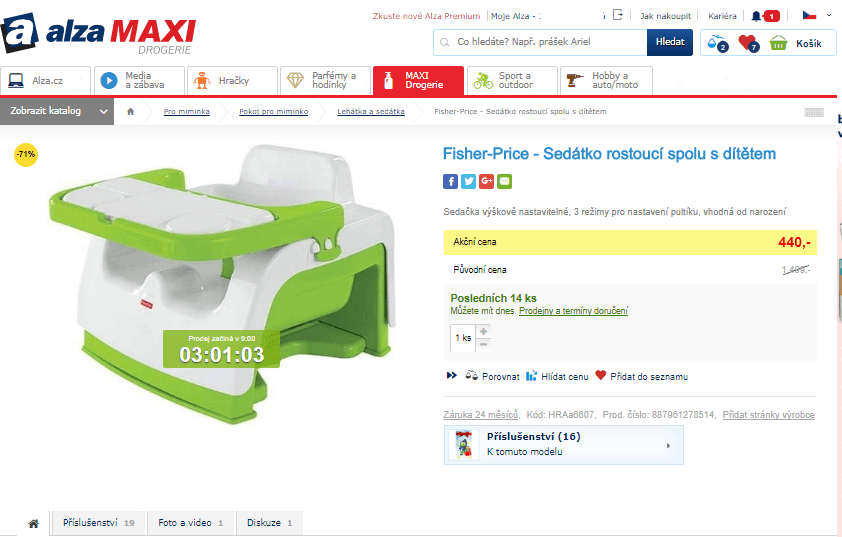 Sedátko rostoucí Fisher Price