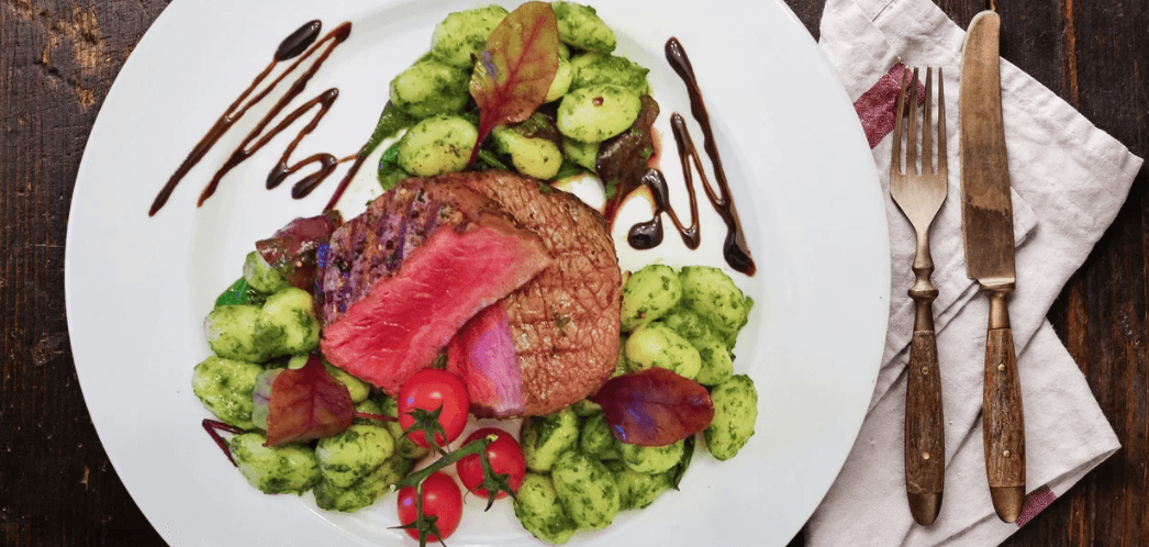 Hovězí rib eye i kuřecí supreme pro dva