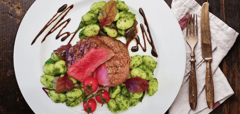 Hovězí rib eye i kuřecí supreme pro dva