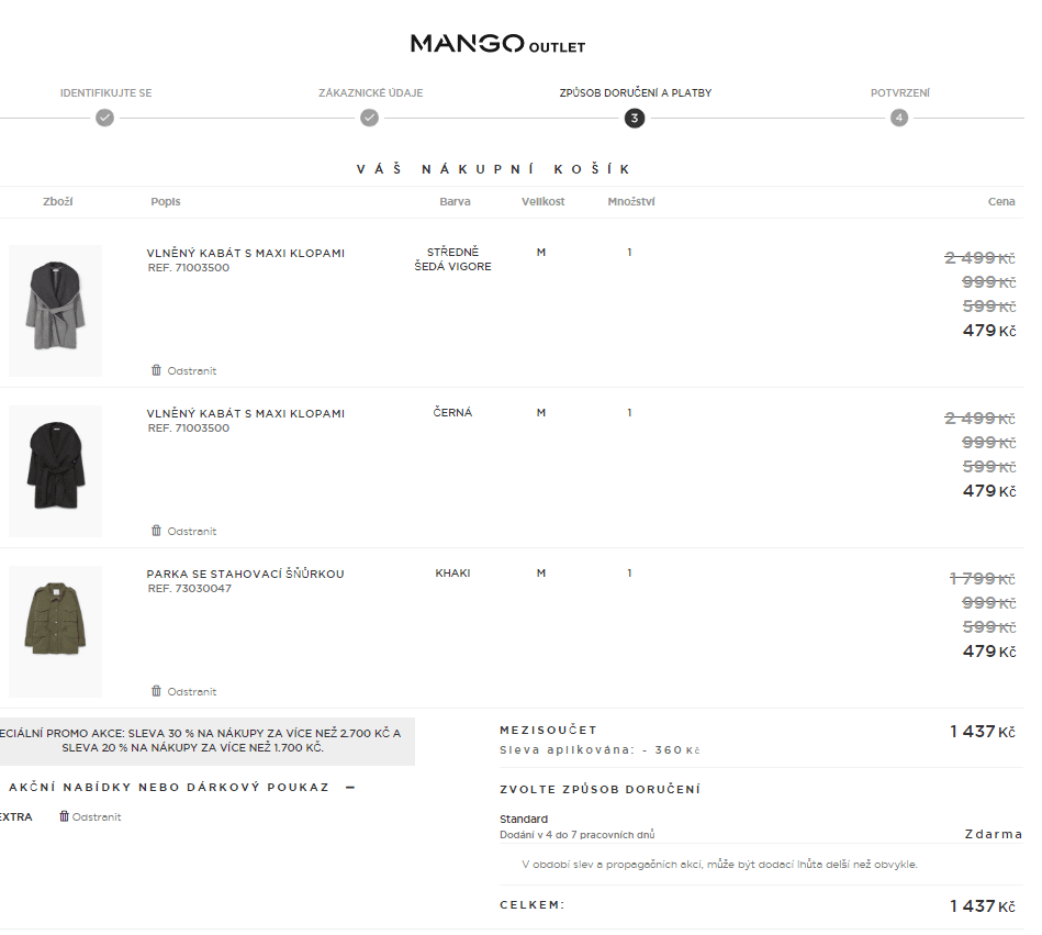 Mango Outlet - sleva až 30% dle výše nákupu