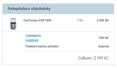 Překapávací kávovar Electrolux, nerez