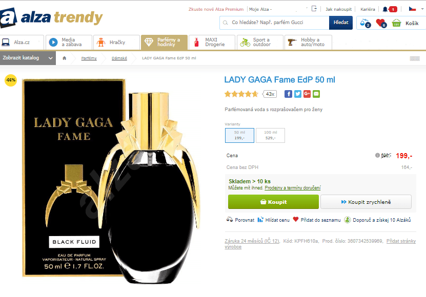 LADY GAGA Fame EdP 50 ml