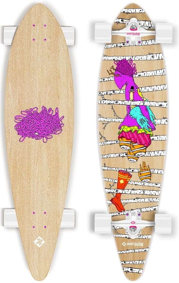 Longboard Street Surfing Pintail 40"