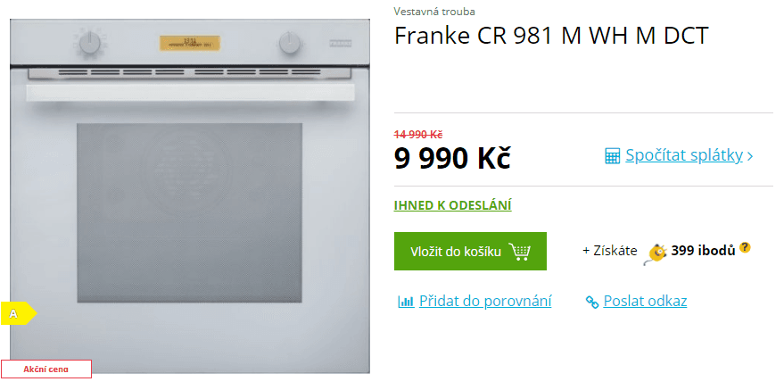 Vestavěná trouba Franke 