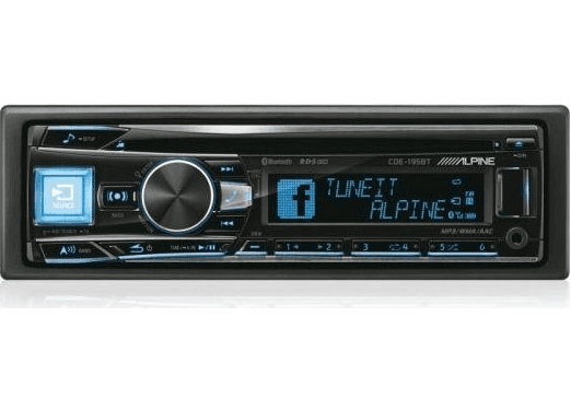 Autorádio Alpine, USB, BT, CD