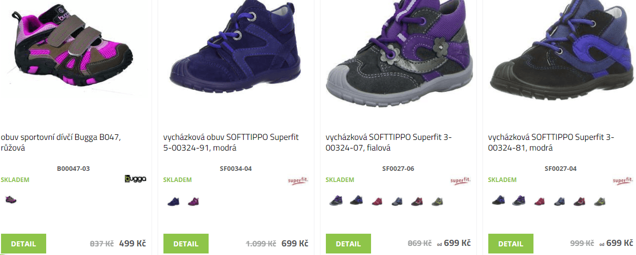 Výprodej dětské obuvi značky SUPERFIT