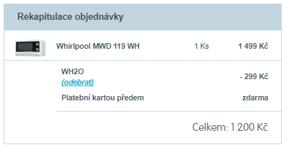 Mikrovlnná trouba Whirlpool, 700W, 20L