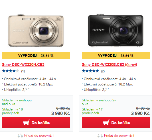 Sony, 18,2MPx, 10x zoom, Wifi