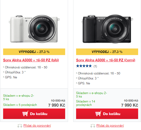 Sony Alpha ILCE-5000 + 16-50 PZ