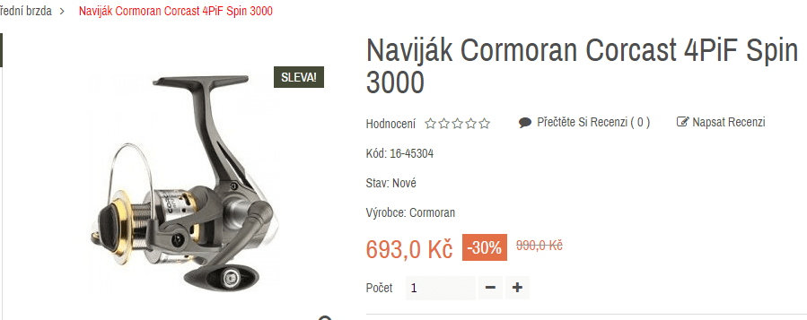 Naviják Cormoran CORCAST 4PiF 3000