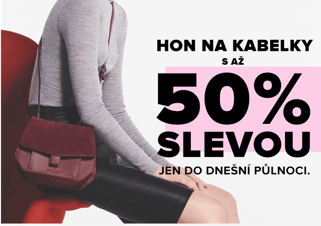 Sleva až 50% na dámské kabelky