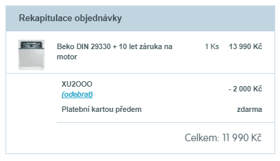 Vestavná myčka Beko, A+++, 13 sad, 9 prog.