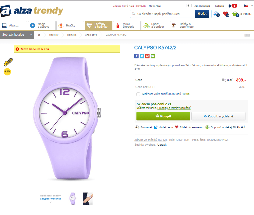 Dámské hodinky Calypso K5742/2