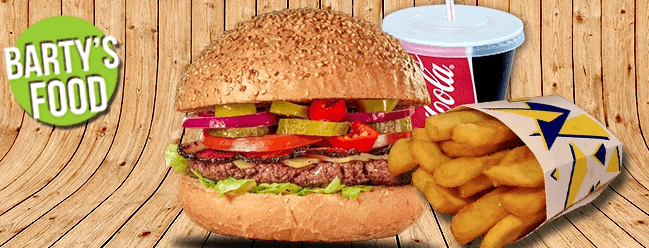 Burger, hranolky a Cola