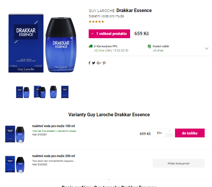 Guy Laroche Drakkar Essence EdT 100 ml